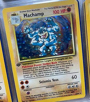 Lucent Collectables buy good quality mint Pokemon First Edition Cards